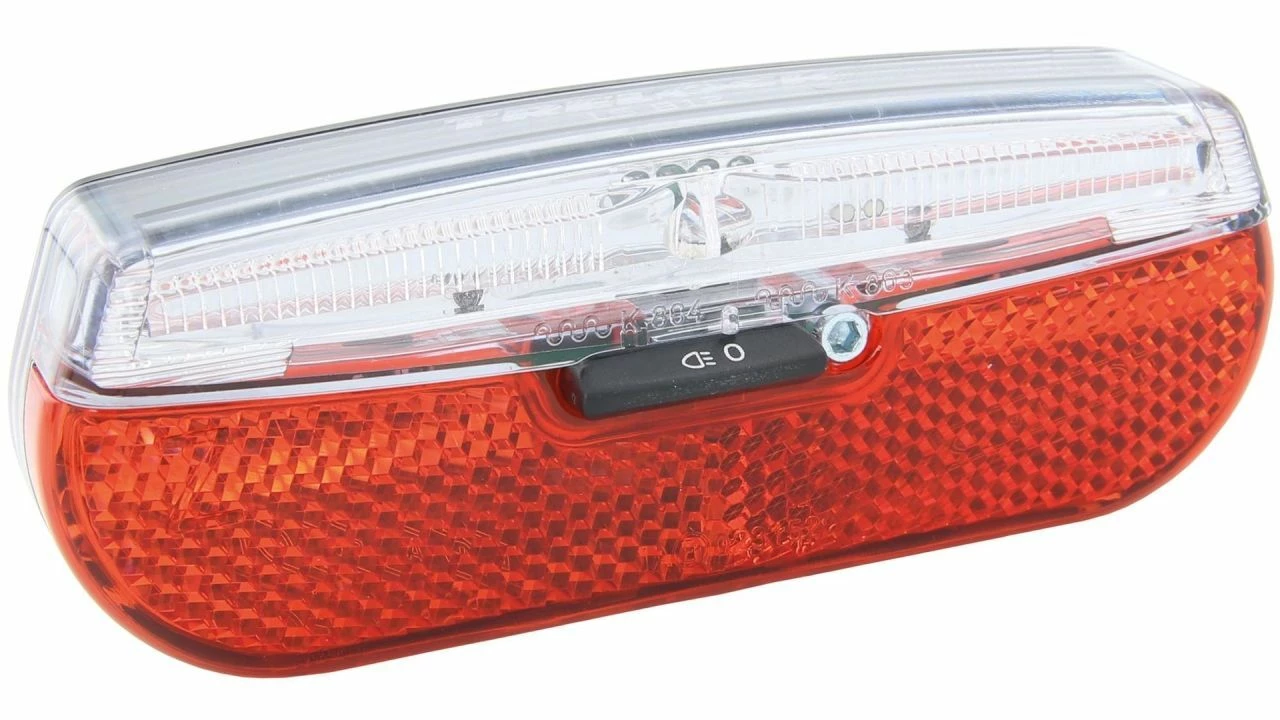 Trelock Batterie-LED-Rücklicht Trio Flat